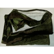 Osuška maskovaná Camouflage, velká 75x150 cm, měkká bavlna