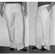 Pánské kalhoty Otavan, bílé, pracovní, lékařské, 100% bavlna