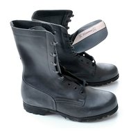 Kanady vzor 90 celoroční, černé kožené originál obuv army AČR, velikost 43 a půl
