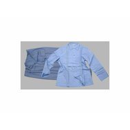 Pyžamový komplet modrý, vojenský originál ČSLA bavlna, obleková velikost 53, II. jakost