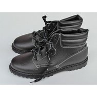 Kotníčková obuv, kombinované černé pracovní boty, velikost 6 (eur 39)