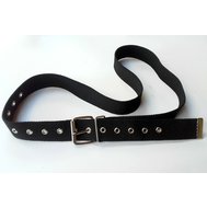 Opasek Classic belt, tkaný, černý
