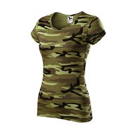 Dámské maskované tričko, camouflage GREEN vz. 95