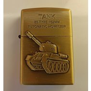 Stylový zapalovač na benzin, dárkový, motiv TANK 83 TYPE