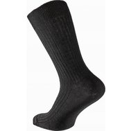 Ponožky černé Merge, s jemným proužkem