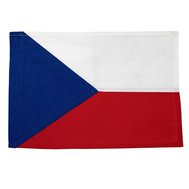 Vlajka česká, BAVLNĚNÁ, prapor na žerď s tunýlkem, rozměr 150x400 cm