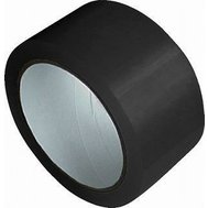Balící lepící páska PE, černá, šíře 48 mm, délka 66 m