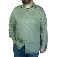 Košile vycházková, s rukávem, bez kapes, barva zelená, originál ČSLA, vel. 41 - 2