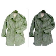 Kabát jehličky vz.60, přírodní materiál, originál maskáčové, bez vložky, velikost 2B