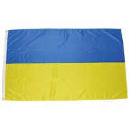 Vlajka Ukrajiny, ukrajinský národní prapor  90x150 cm, symbol Україна