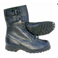 Kanady vz.60 černá pracovní obuv s přezkami,  kožené boty army ČSLA, velikost 35 (EUR 51)