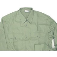 Košile vz. 95 zelené  khaki army  dvě kapsy, dlouhý rukáv, velikost 43-44