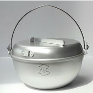 Kotlík 5 litrů s pánvičkou, ALU, nezbytná výbava do Vaší polní kuchyně, český výrobce ALB